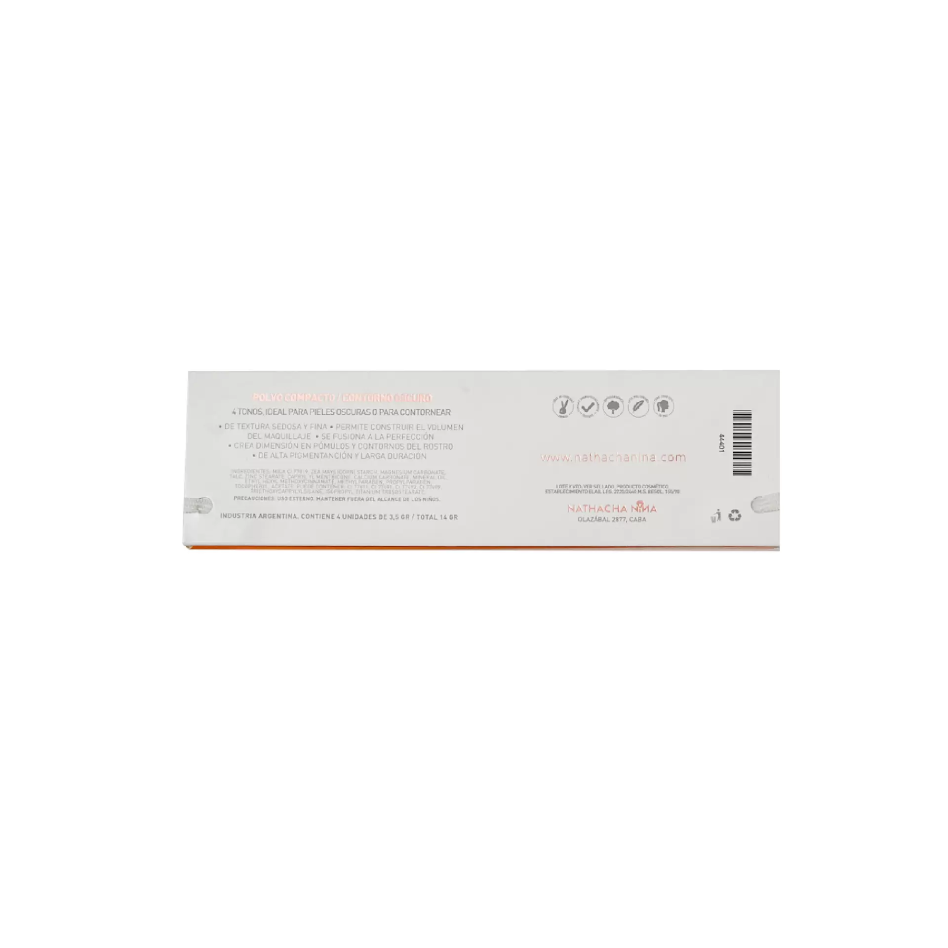 PALETA “PEPPER” – POLVO COMPACTO / CONTORNO OSCURO